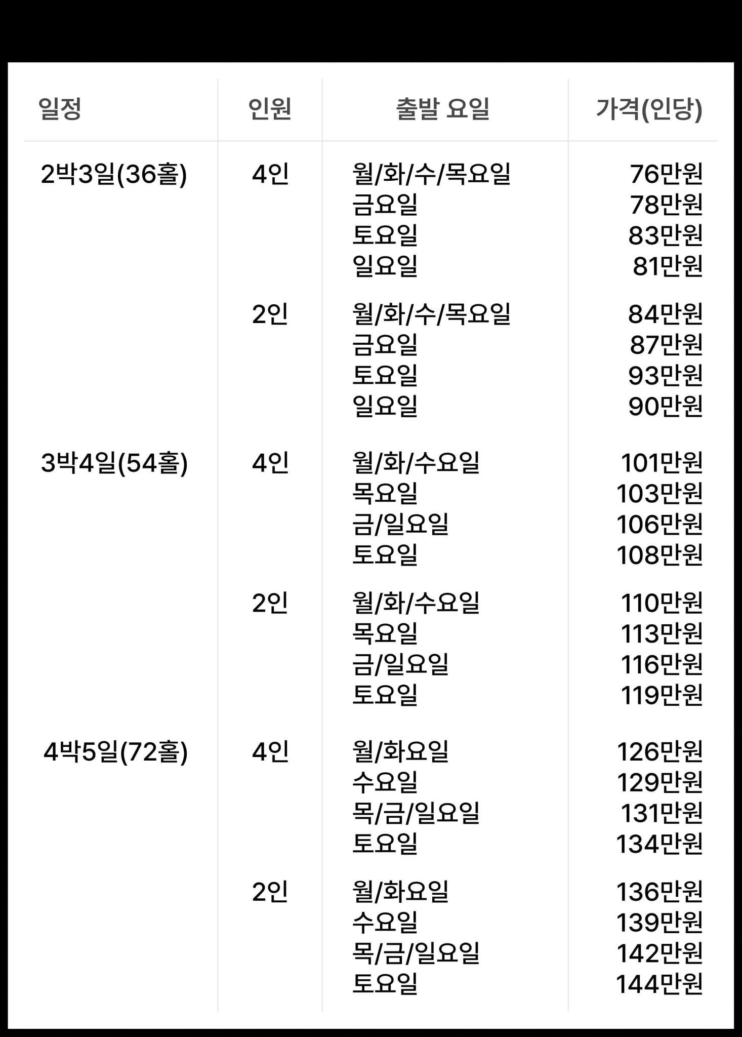 일본 가고시마 쿠코 36 골프투어 상세 이미지 5